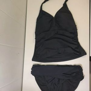DAYANA HALTER TIE BACK TANKINI SIZE MEDIUM NWOT